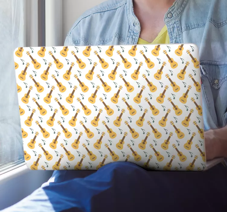 Laptop skin musical instrument design - TenStickers