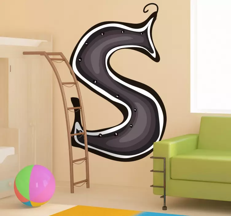 Letter S Sticker - TenStickers