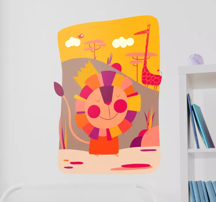 Lion King Kids Wall Sticker - TenStickers