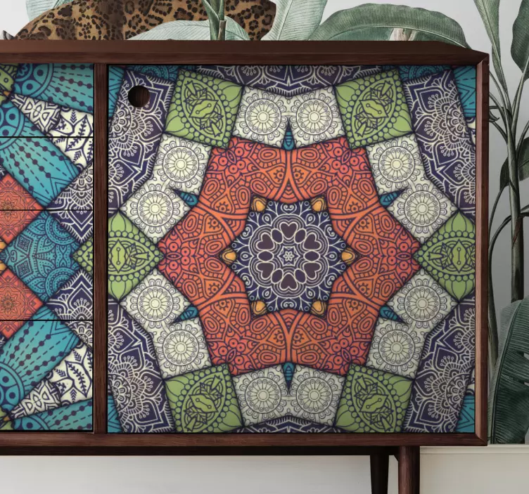 Lively configuration furniture sticker - TenStickers