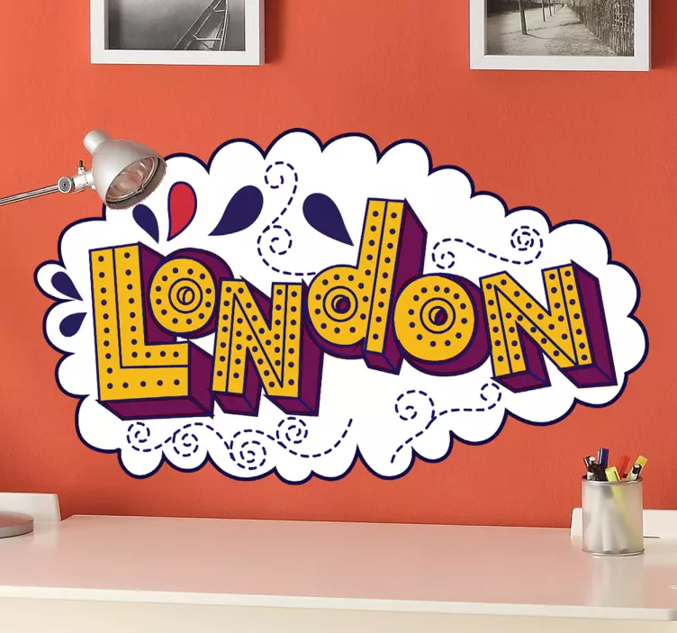 London Comic Decal - TenStickers