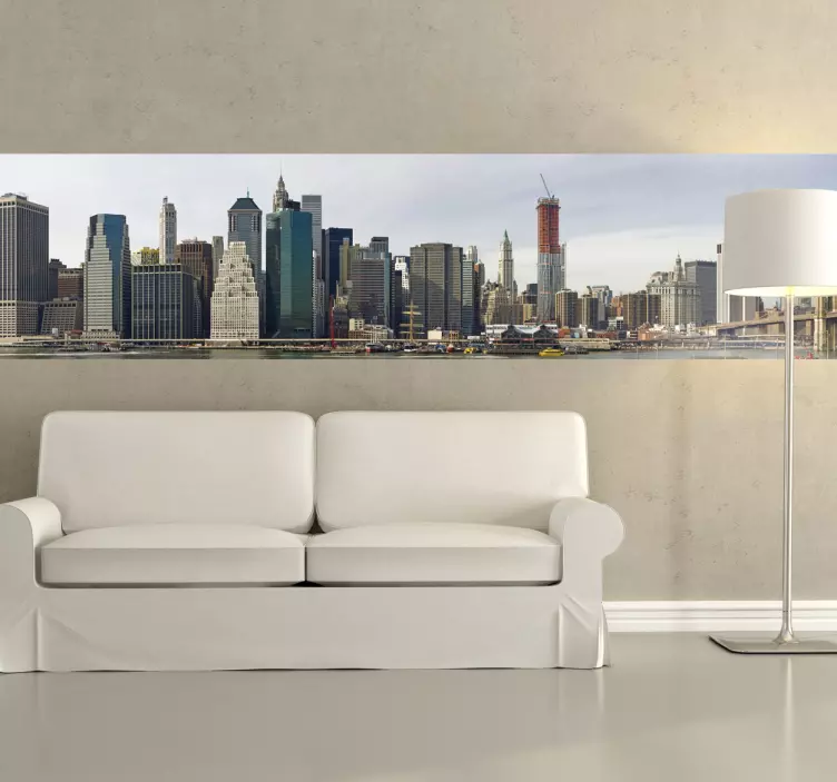 Manhattan´s Skyline Sticker - TenStickers