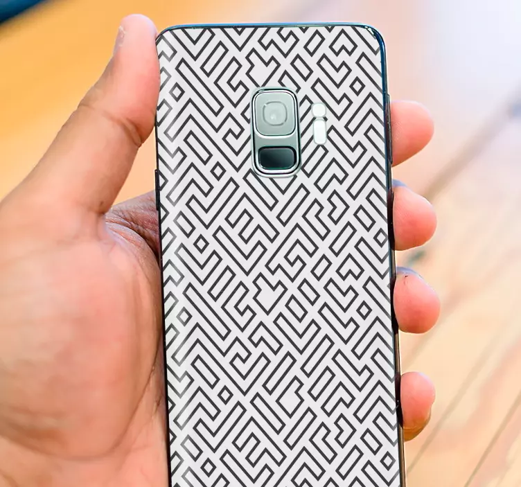 Maze Pattern Samsung stickers - TenStickers