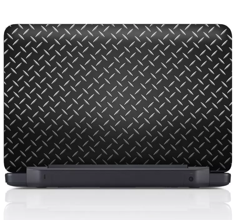 Metal Surface Laptop Sticker - TenStickers