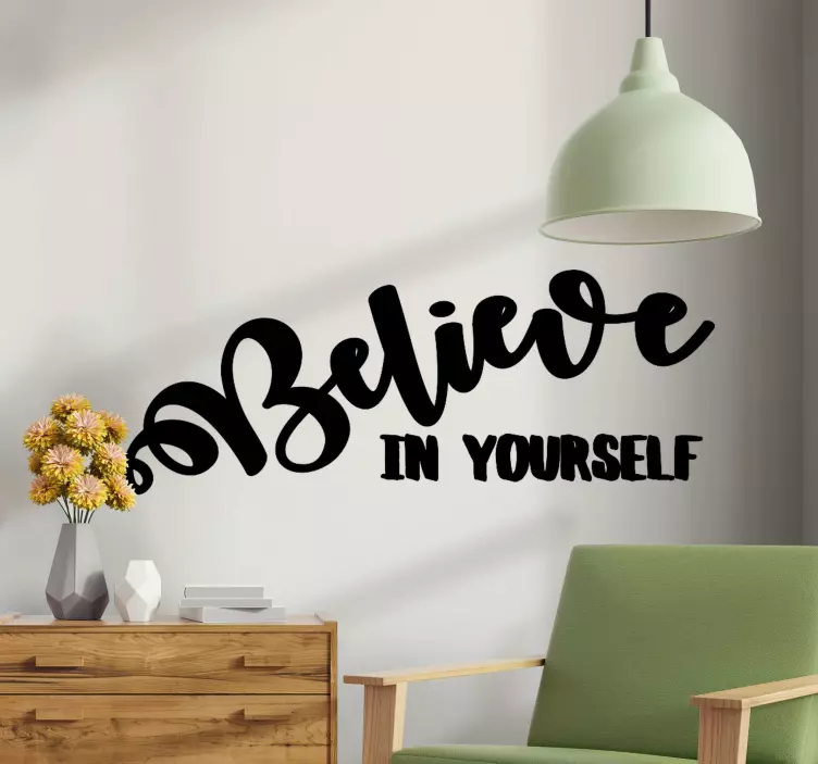 Motivational Phrase wall stickers quotes - TenStickers