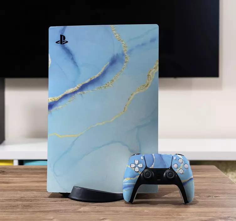 Multiple colors ink PS5 sticker - TenStickers