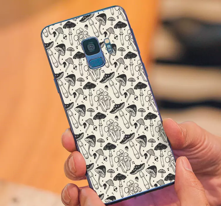 Mushroom Concept Samsung stickers - TenStickers