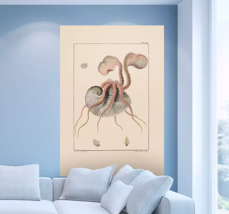 Nautilus Old Sheet Sticker - TenStickers