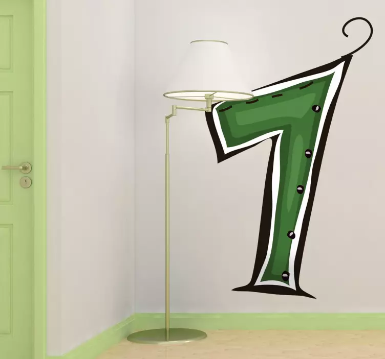 Number 1 Sticker - TenStickers