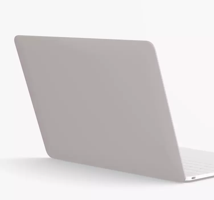 pastel gray Laptop skin - TenStickers