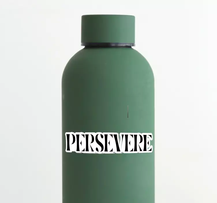 Presevere inspirational quote stickers - TenStickers