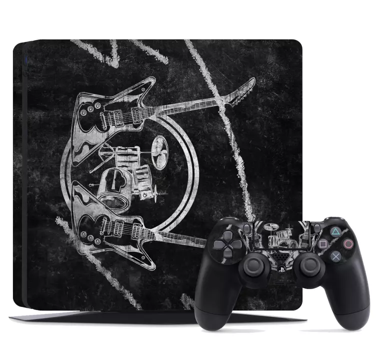 Ps4 skin for guitar drum set - TenStickers