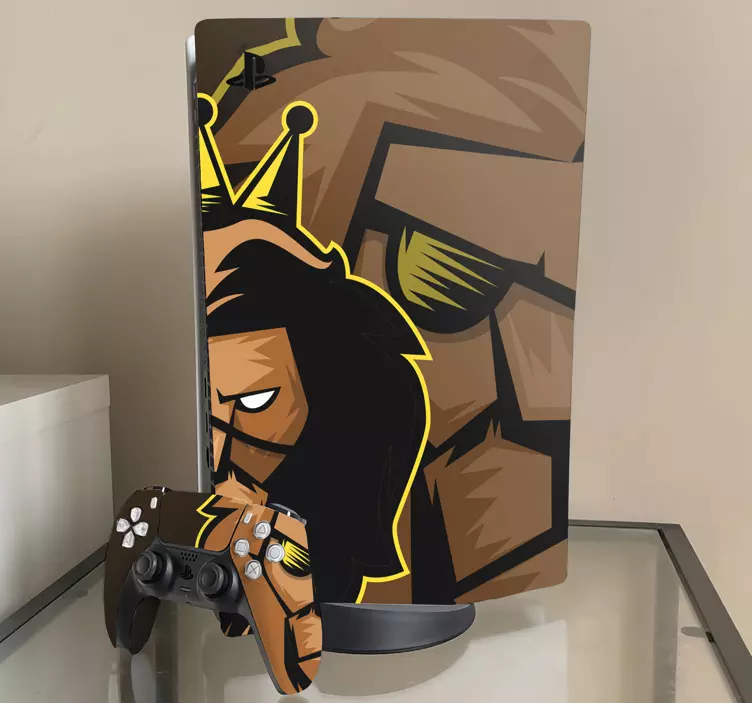 Ps4 skin with lion king artwork - TenStickers