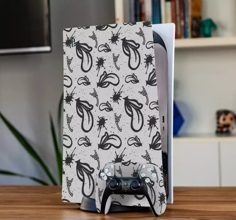Ps5 skin artistic design cover - TenStickers
