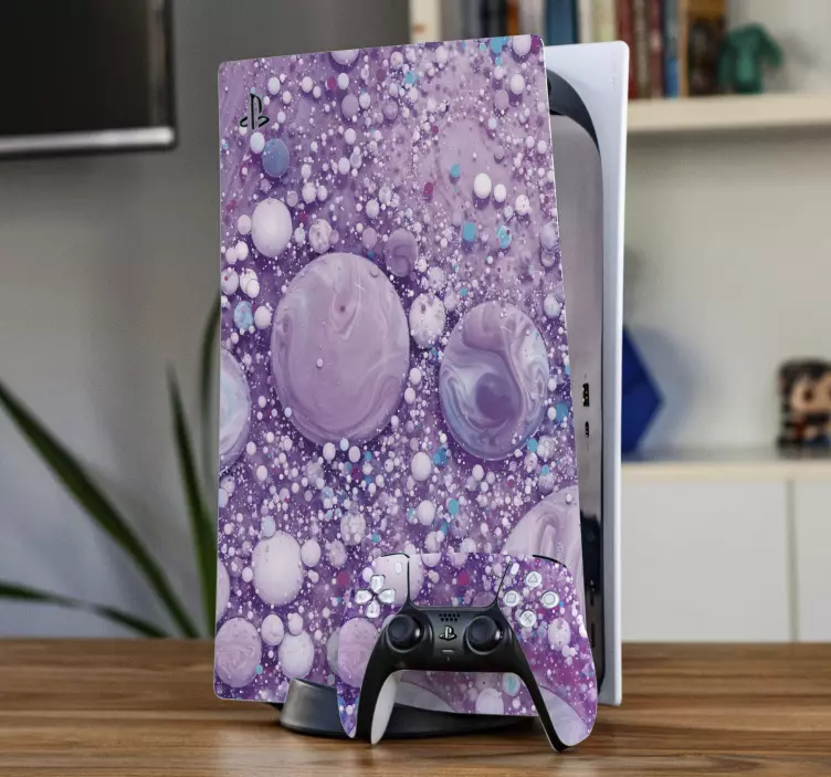 Ps5 skin cosmic bubble design - TenStickers