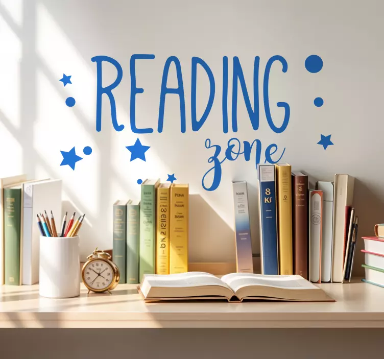 reading zone teenage wall decals - TenStickers