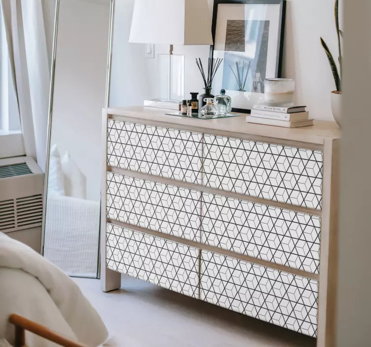 Scandinavian motifs furniture sticker - TenStickers