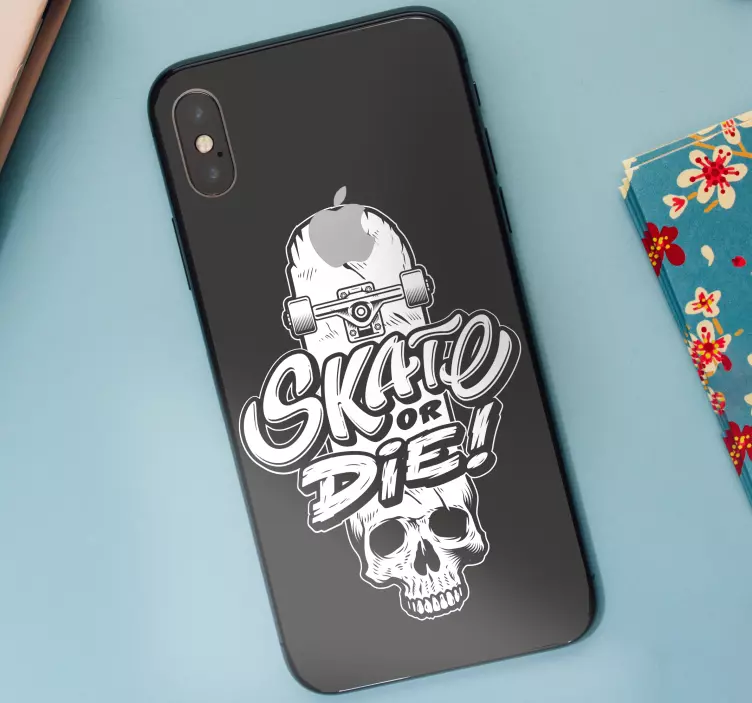 Skate or die design Samsung stickers - TenStickers