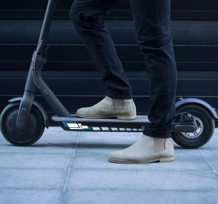 Square Skateboard square sticker - TenStickers