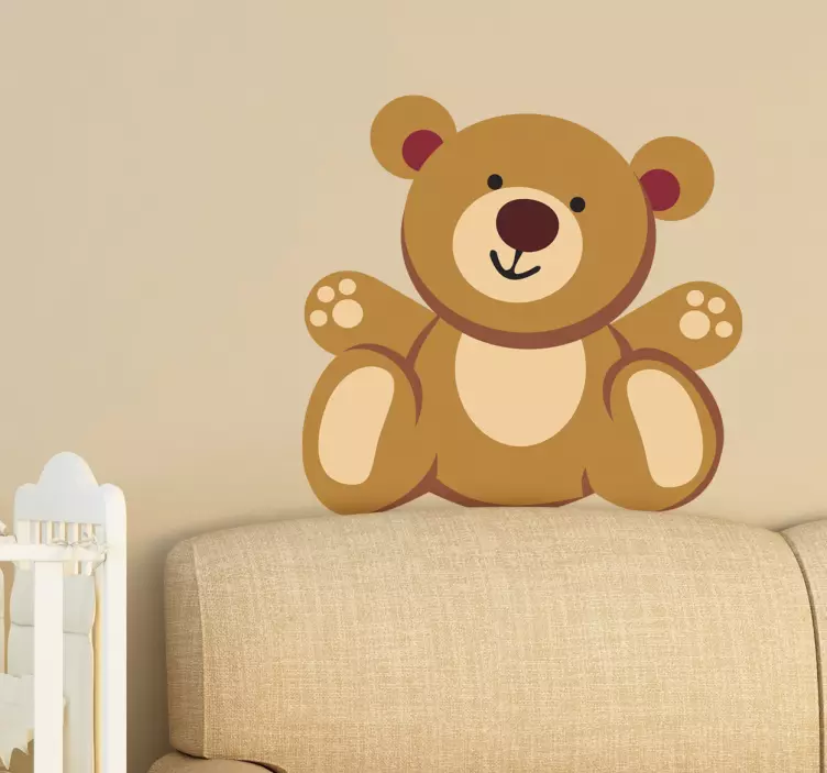 Teddy Bear Wall Sticker - TenStickers