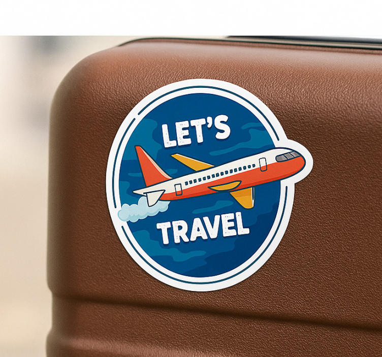 Travel Set tourism stickers - TenStickers