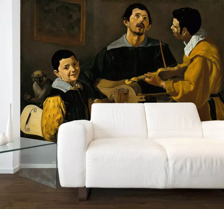 Velázquez Three Musicians Wall Mural - TenStickers