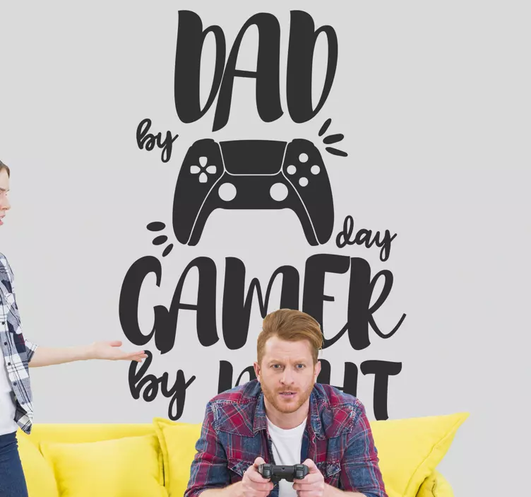 Video game sticker - father knows best - TenStickers