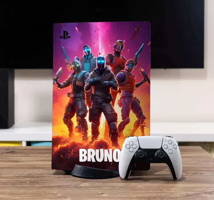 videogame battle PS5 stickers - TenStickers