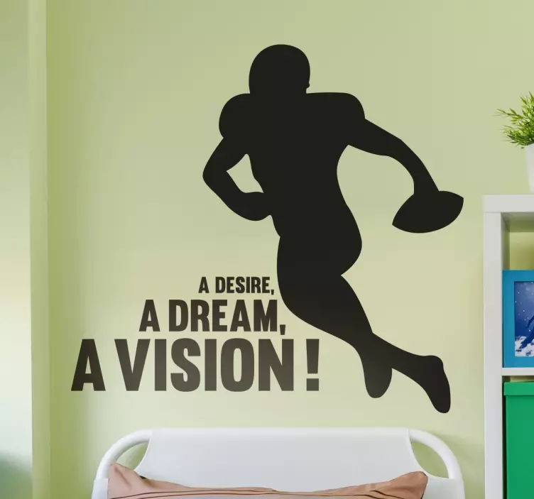 Wall sticker american football - TenStickers