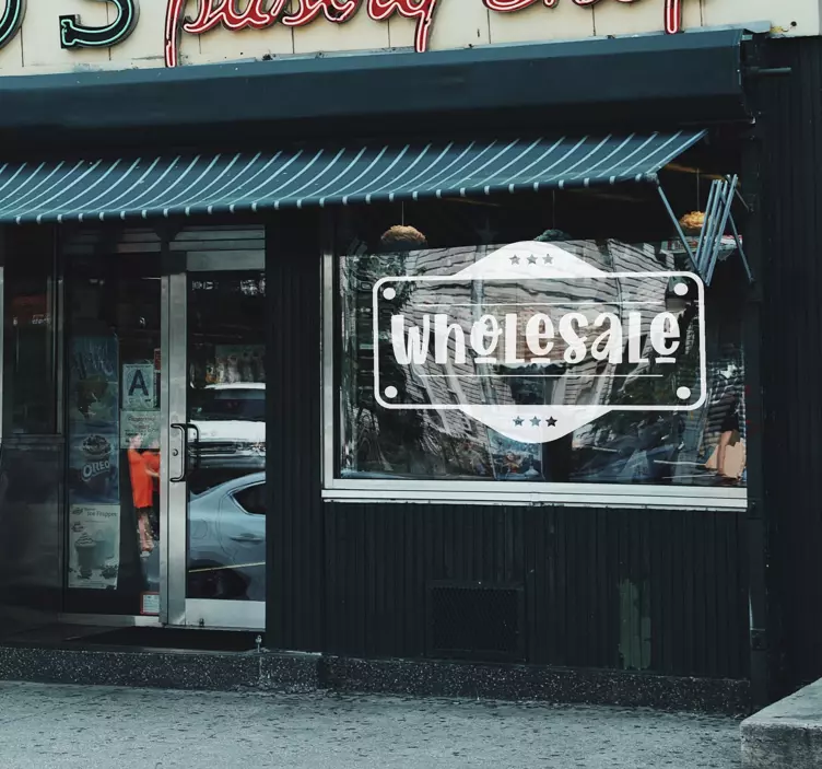 Wholesale shop window decal - TenStickers