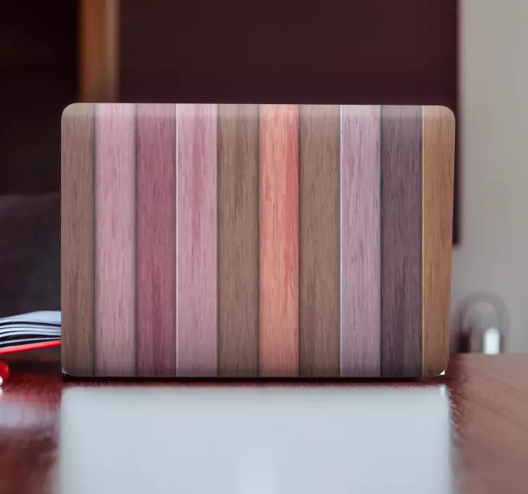 Wooden Panel Pattern laptop skin - TenStickers