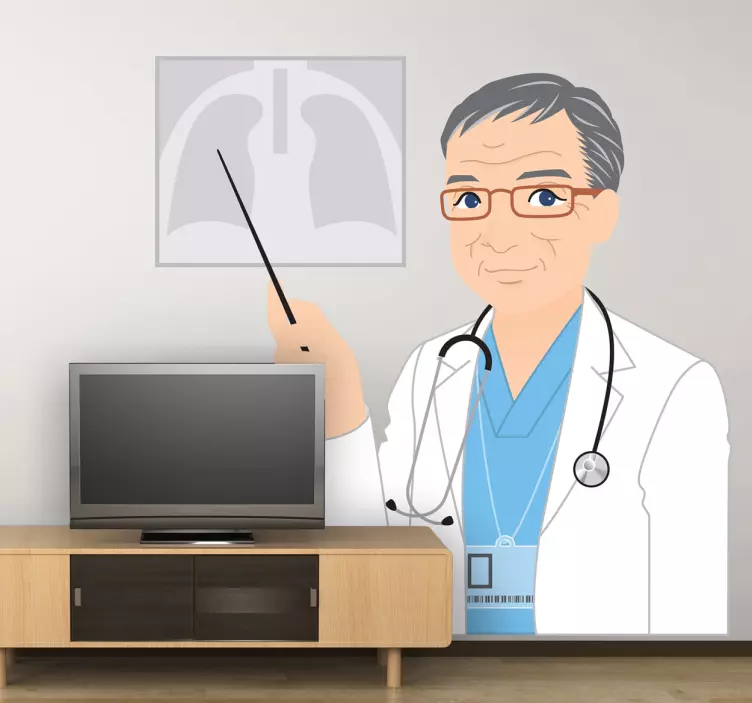 X-Ray Doctor Wall Sticker - TenStickers