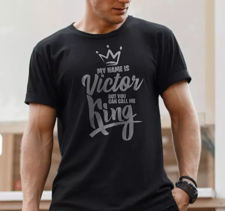 Call me King T-shirts with name - TenStickers