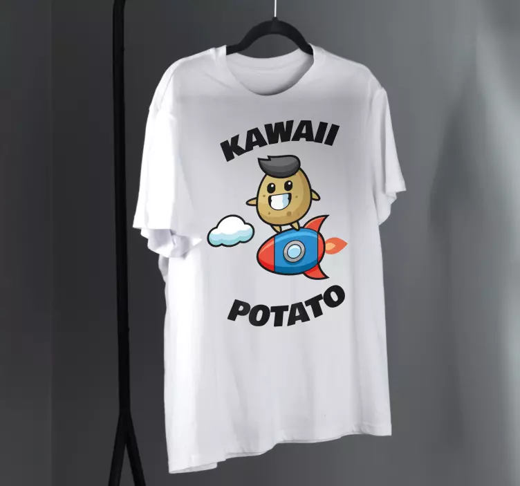 Cute Potato Design custom t-shirt - TenStickers