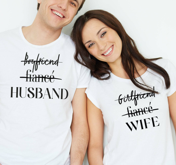 Husband and Wife couple t-shirt - TenStickers