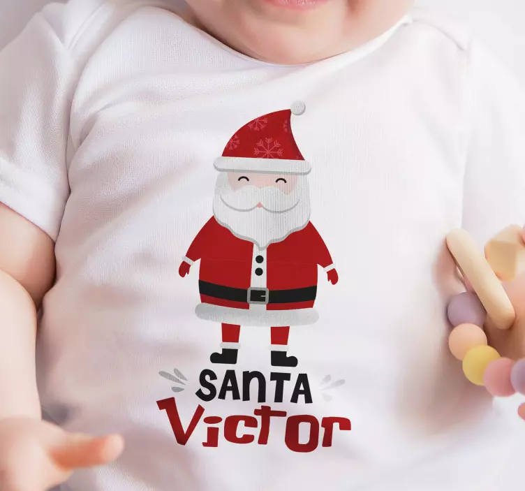 Santa Claus and HoHoHo Christmas shirt - TenStickers