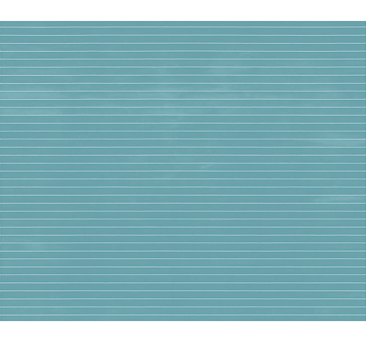 Horizontal stripes design blue vinyl rug - TenStickers