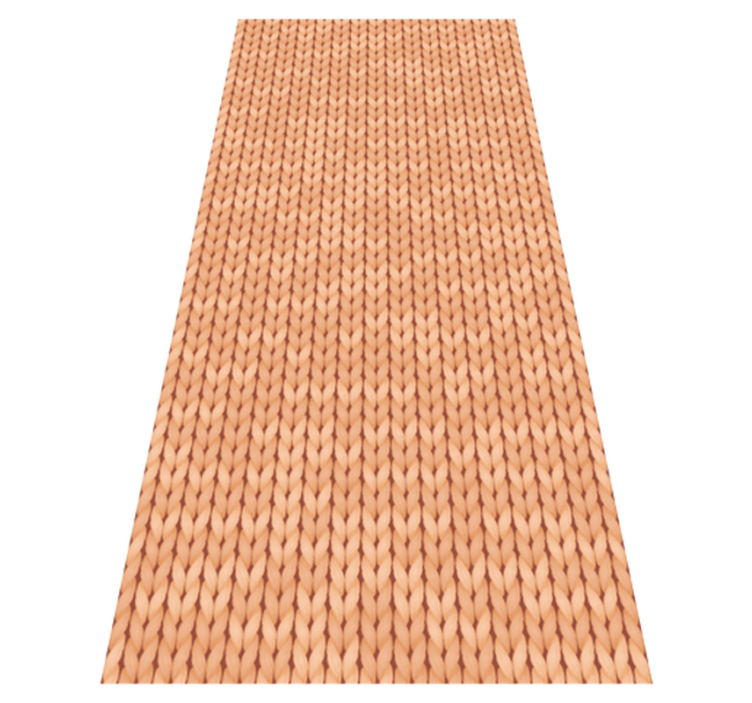 Beige textile kitchen vinyl rug - TenStickers