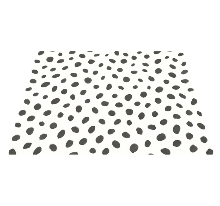 Animal print vinyl rug classic dalmatians design - TenStickers
