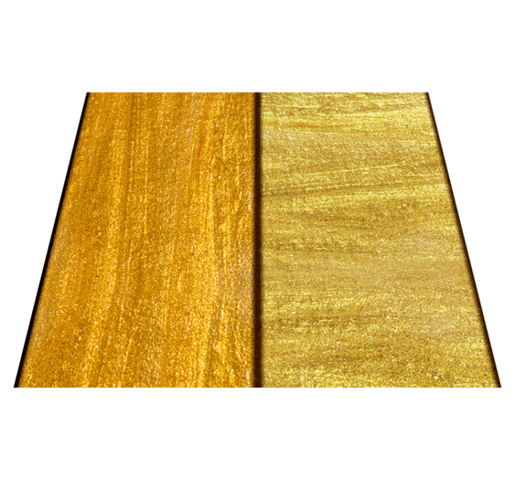 Bedroom vinyl rug with golden textured surface - TenStickers