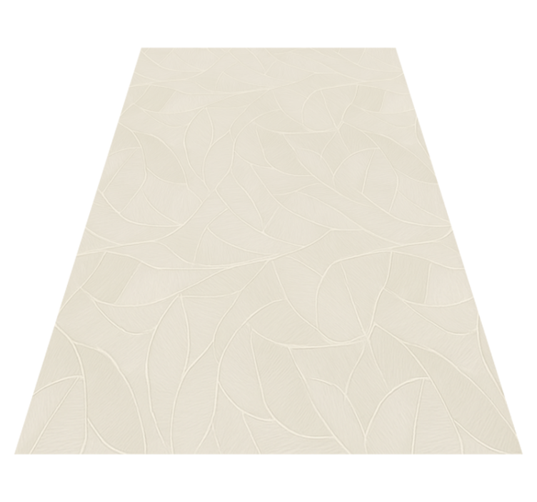 Bedroom vinyl rug pale floral pattern - TenStickers