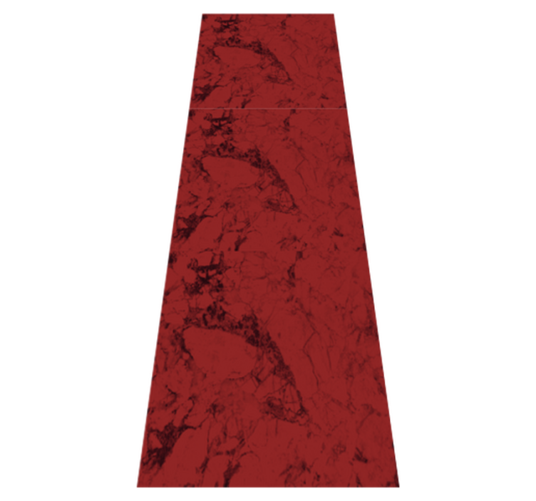 Bathroom vinyl rug with dark red marble texture - TenStickers