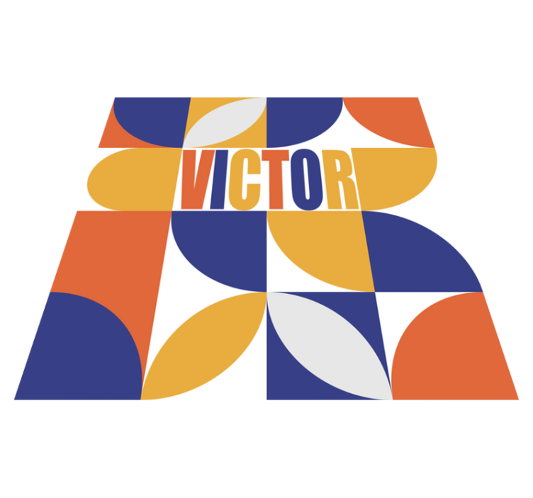 Customizable Geometric custom vinyl rug - TenStickers