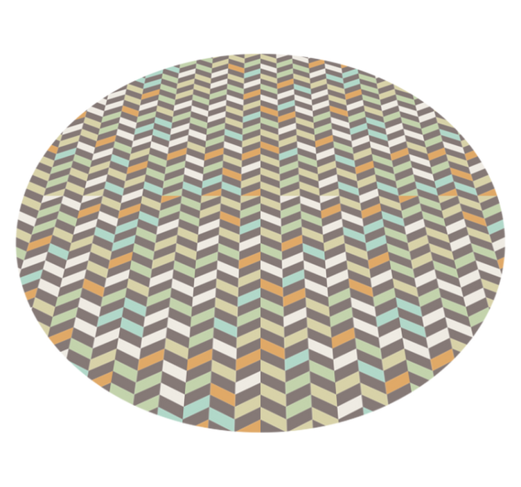 Little rhombuses scandinavian style vinyl rug - TenStickers