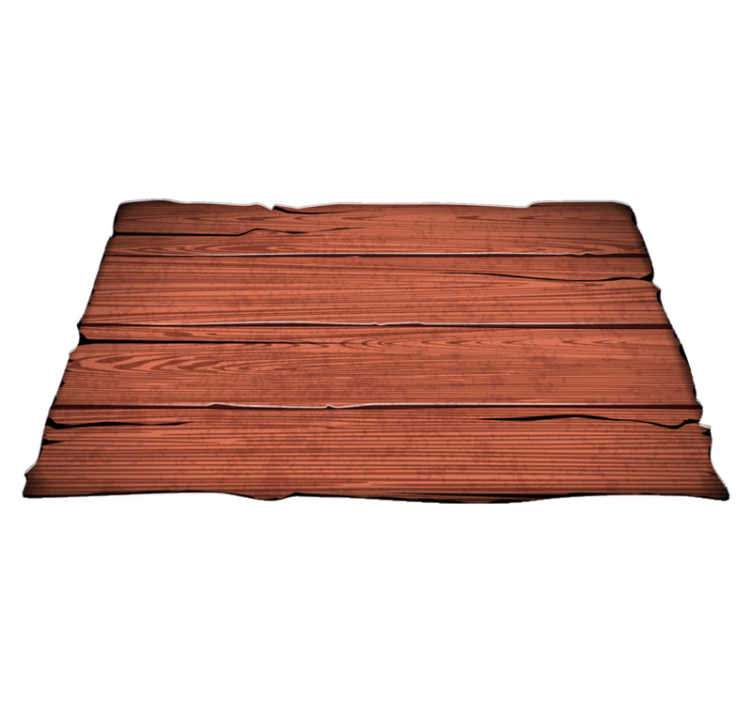 Textured Timber Illusion wood effect vinyl rug - TenStickers