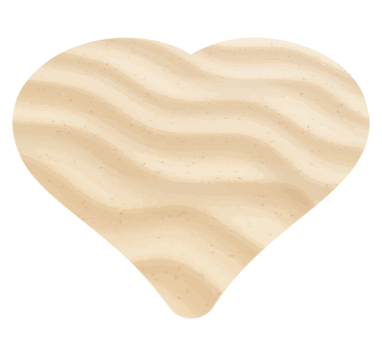 beach love modern vinyl rug - TenStickers