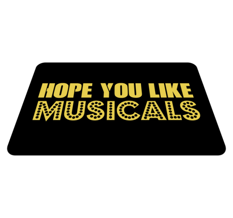 Hope Like Musicals custom rug - TenStickers