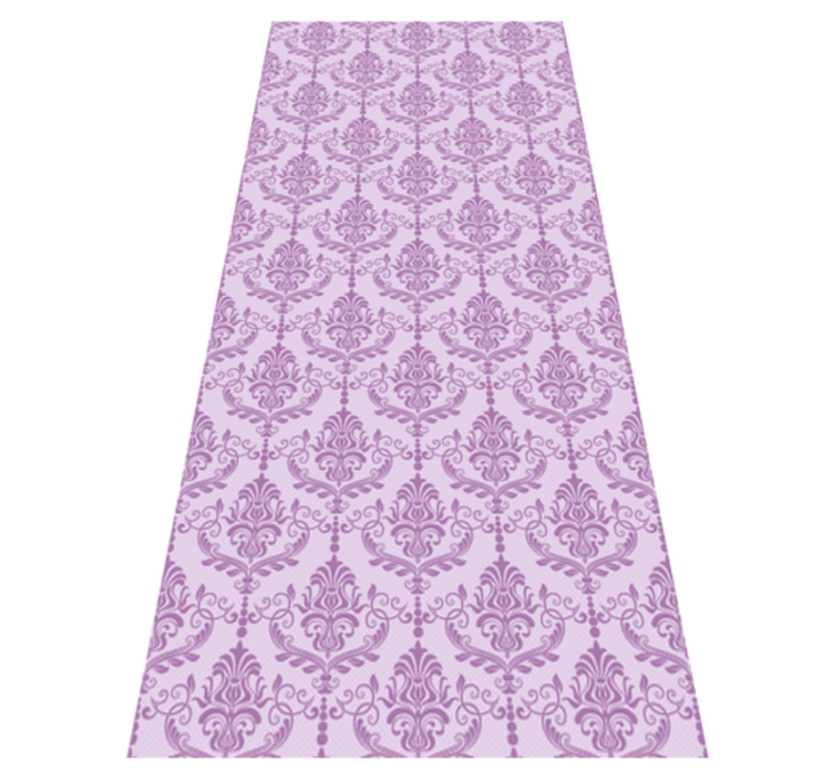 ornamental color malva vintage rug - TenStickers