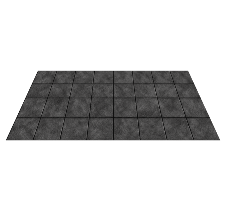 Textured Stone Square textured vinyl rug - TenStickers
