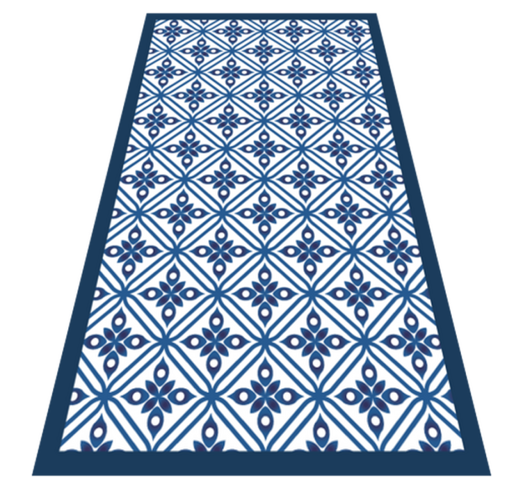 Tile Pattern Design tile vinyl rug - TenStickers